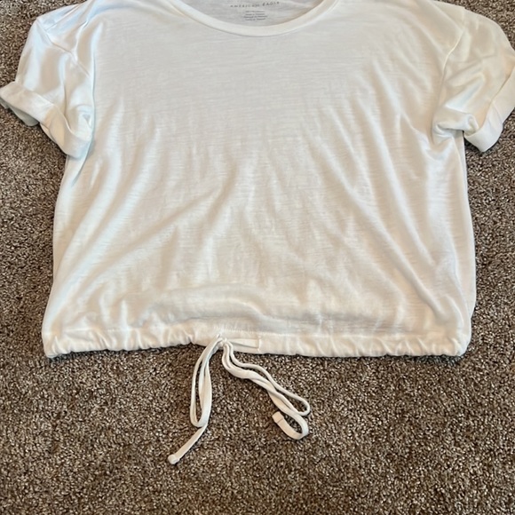 American Eagle Draw String Bottom Shirt Size XS - Picture 3 of 4